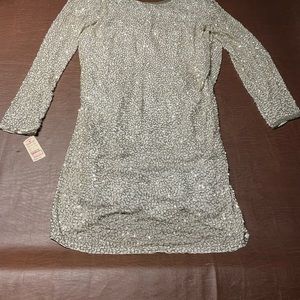 Vintage Oleg Cassini Blacktie Beaded dress with Original tag!